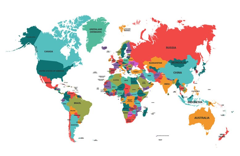 Carte politique du monde