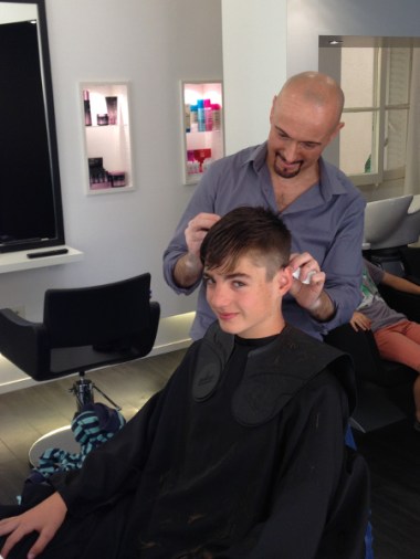 Malo chez le coiffeur