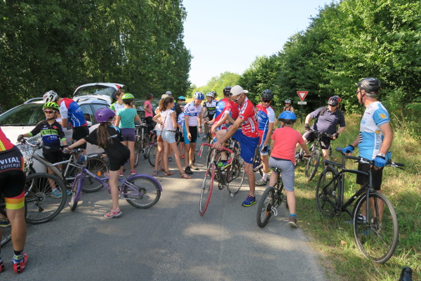 départ de la course des familles