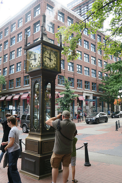 L'horloge à vapeur de Gastown