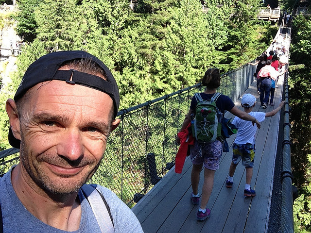 La traversée du Capilano bridge